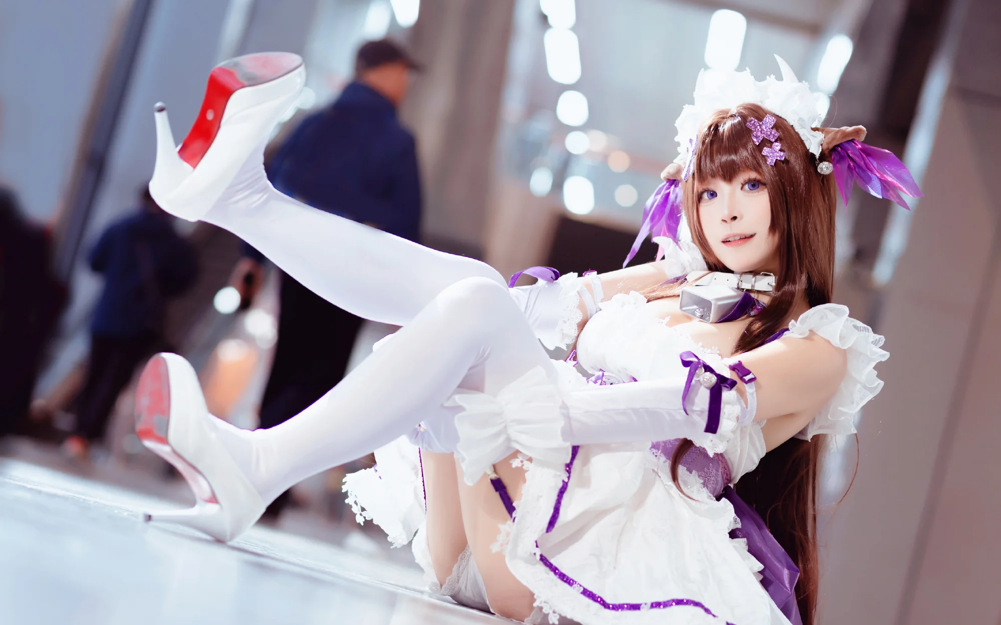 《碧蓝航线》指挥官女仆COS写真