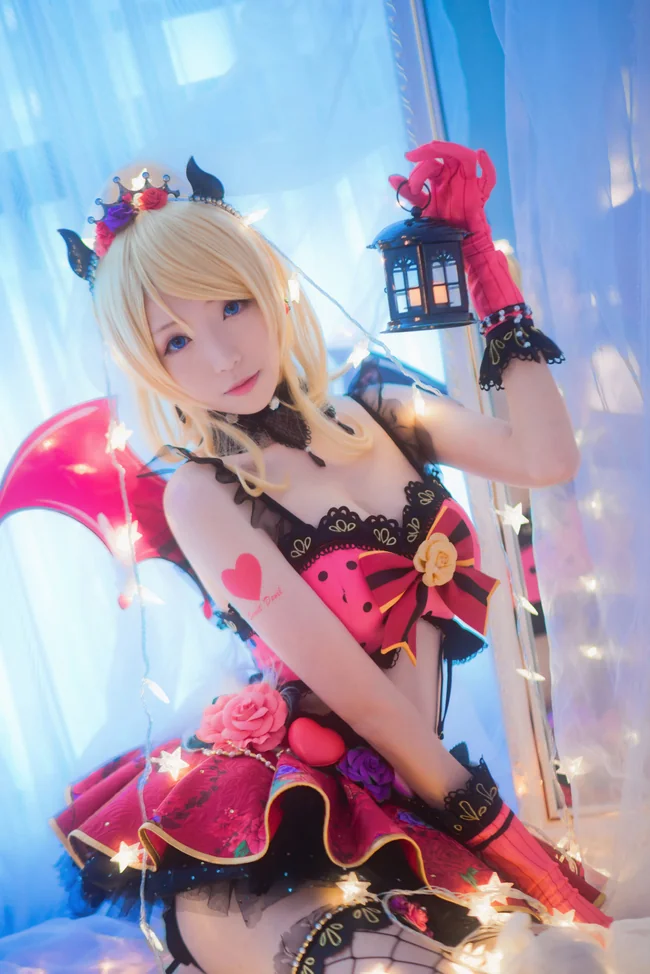 《LOVE LIVE！》绚濑绘里 小恶魔觉醒 COS写真~