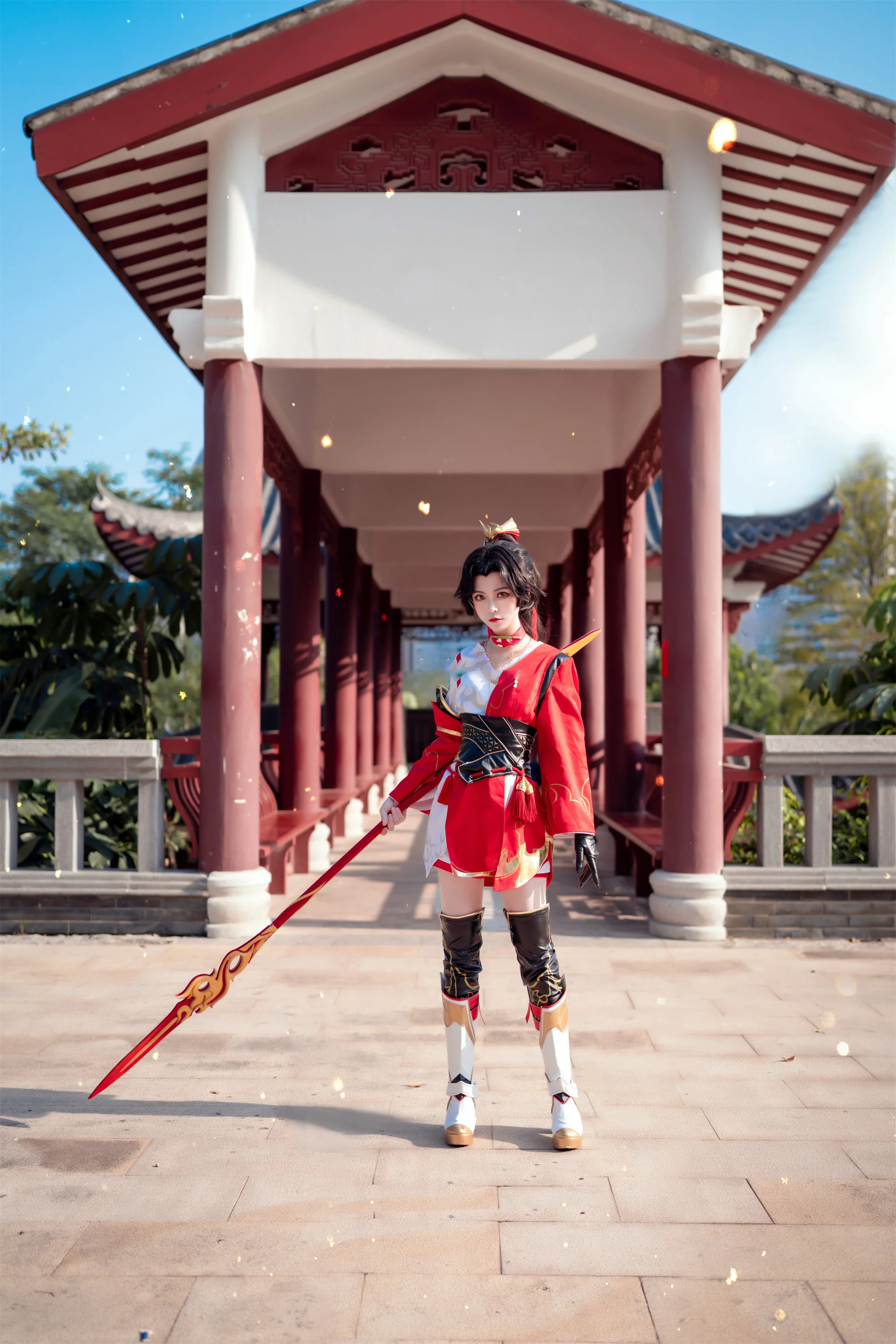 《王者荣耀》云缨 燎原之心COS写真