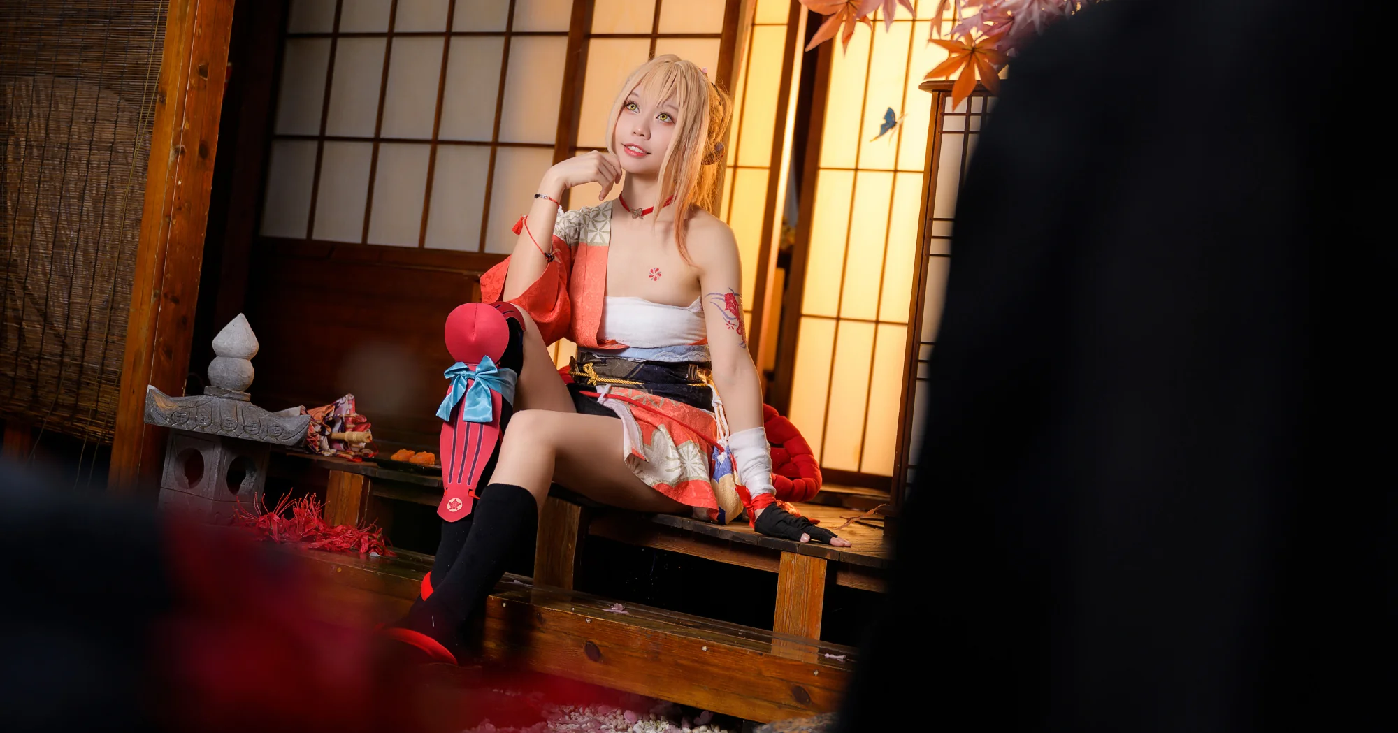 《原神》长野原宵宫COS写真
