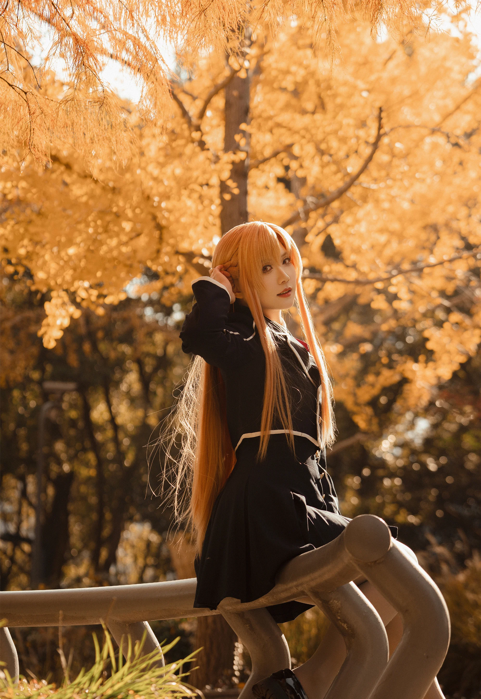 《刀剑神域》亚丝娜COS写真