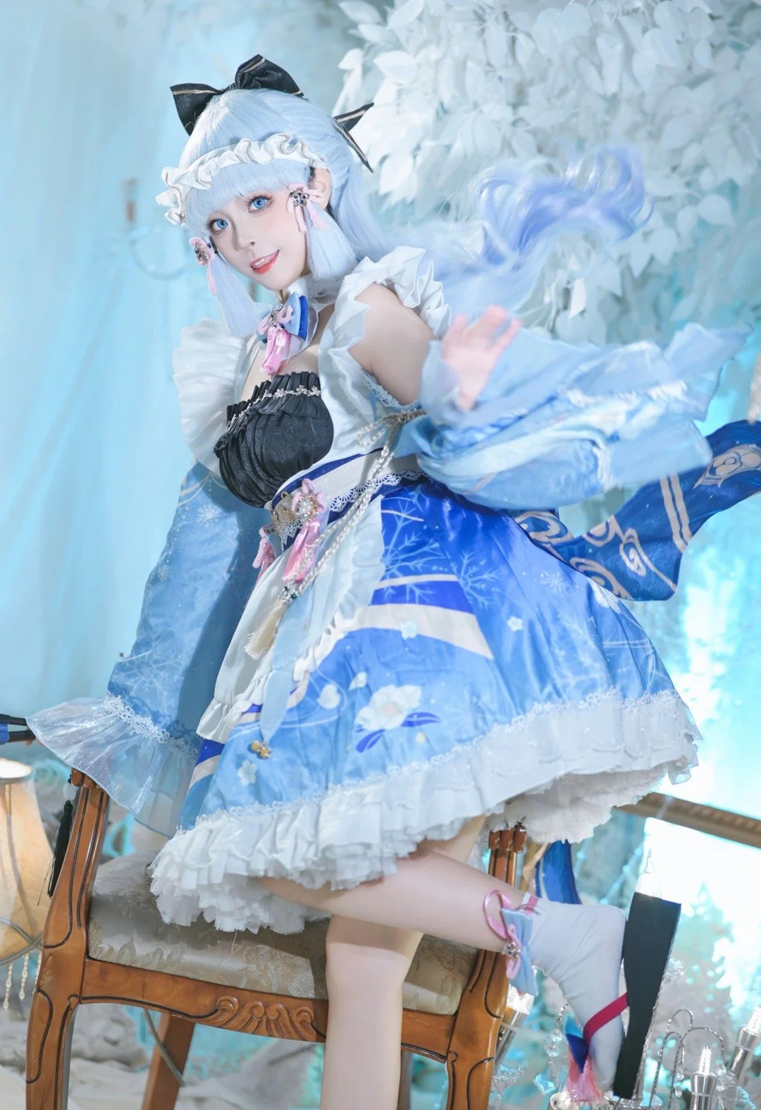 《原神》神里绫华女仆COS写真