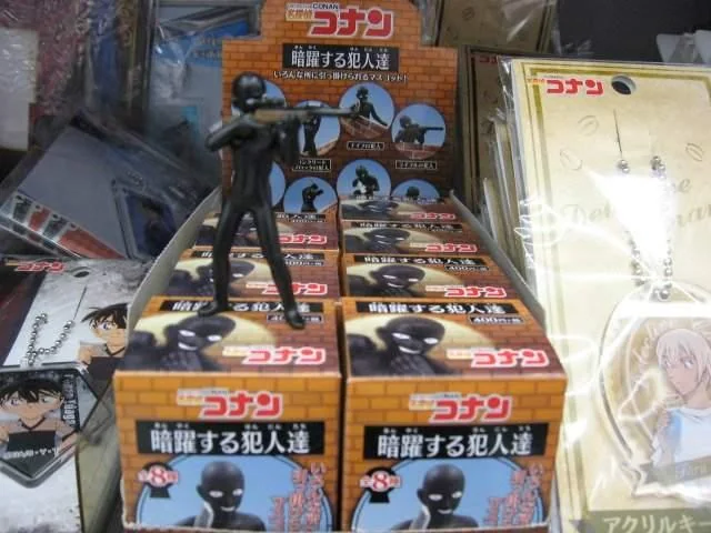 8款犯罪造型 岛国推出《柯南》黑衣人盒玩周边｜高清图片集