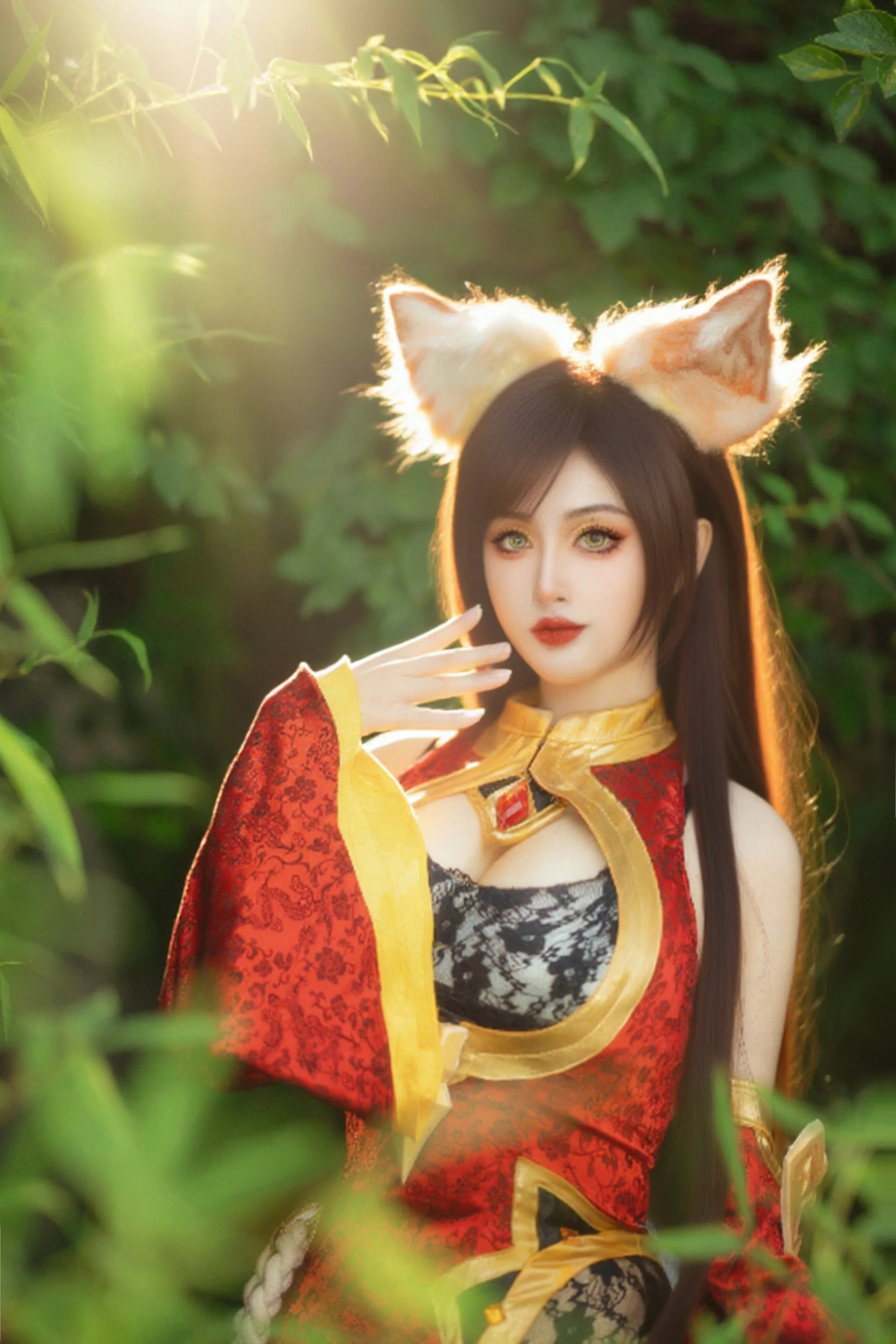 王者荣耀 少女阿狸 妲己皮肤COS写真