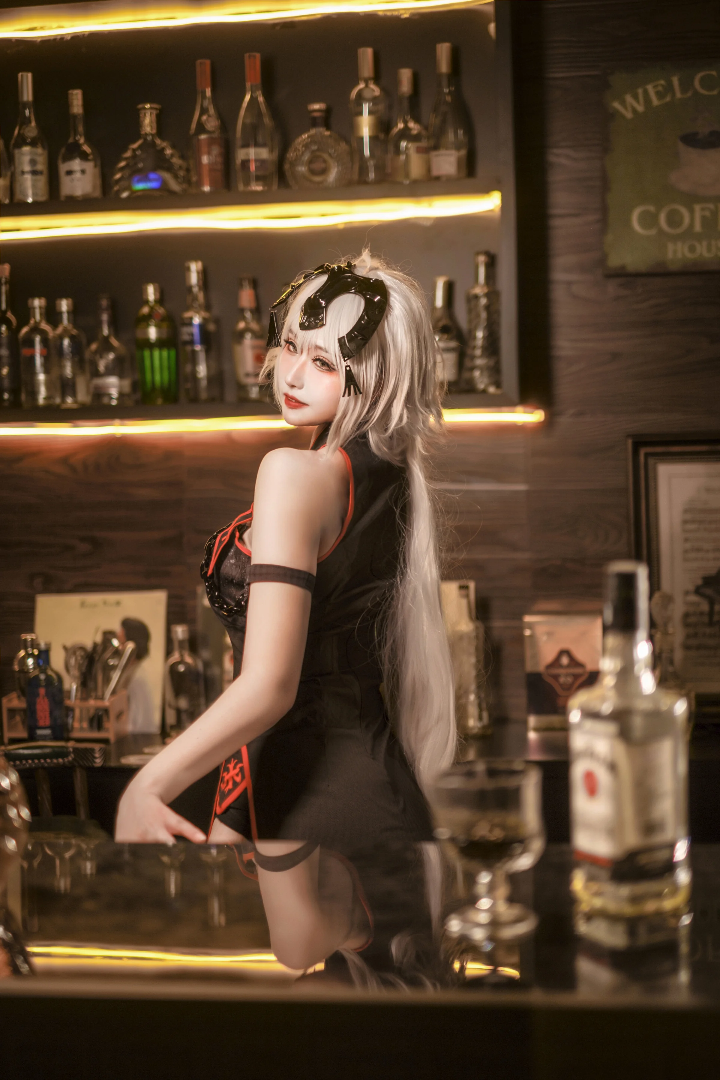 黑贞德旗袍 COS写真 fate 澪绫
