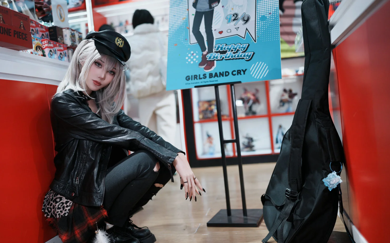 《少女乐队的呐喊》河原木桃香COS写真