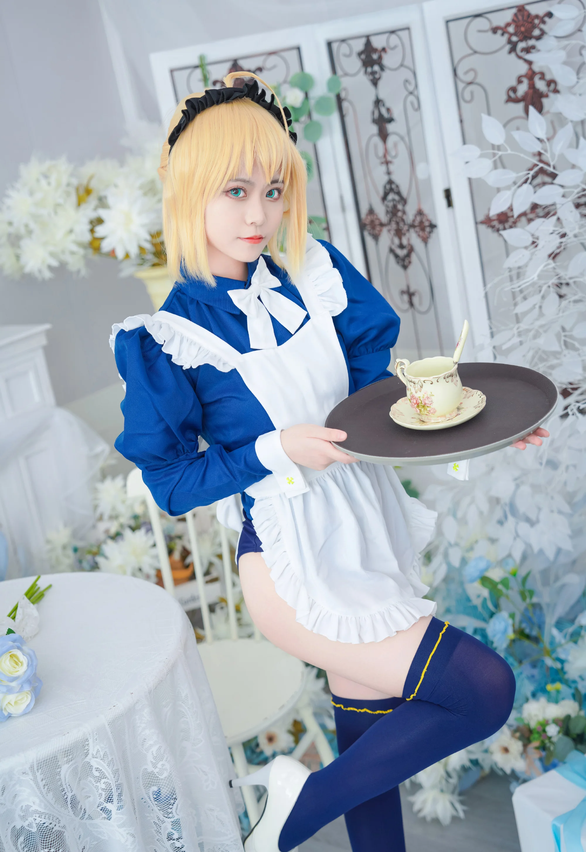 《Fate》X毛 女仆装COS写真