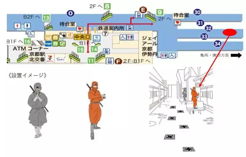《京都車站有忍者》超有日本特色的攝影點 經常搭車的日本人也沒有發現｜高清图片集