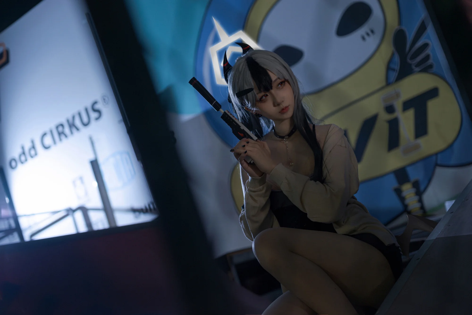 《蔚蓝档案》鬼方佳代子礼服COS写真