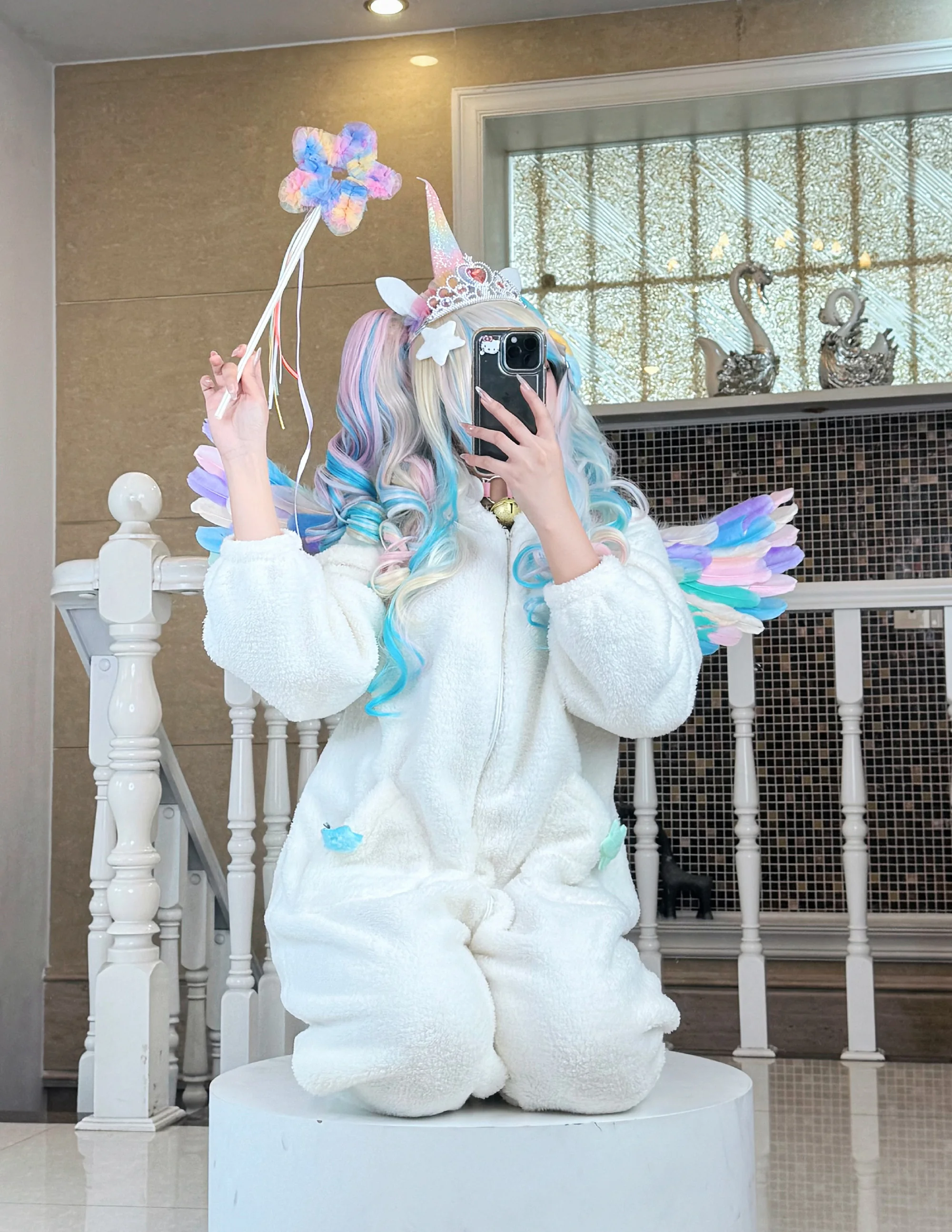 《蛋仔派对》独角兽·芬妮亚COS写真