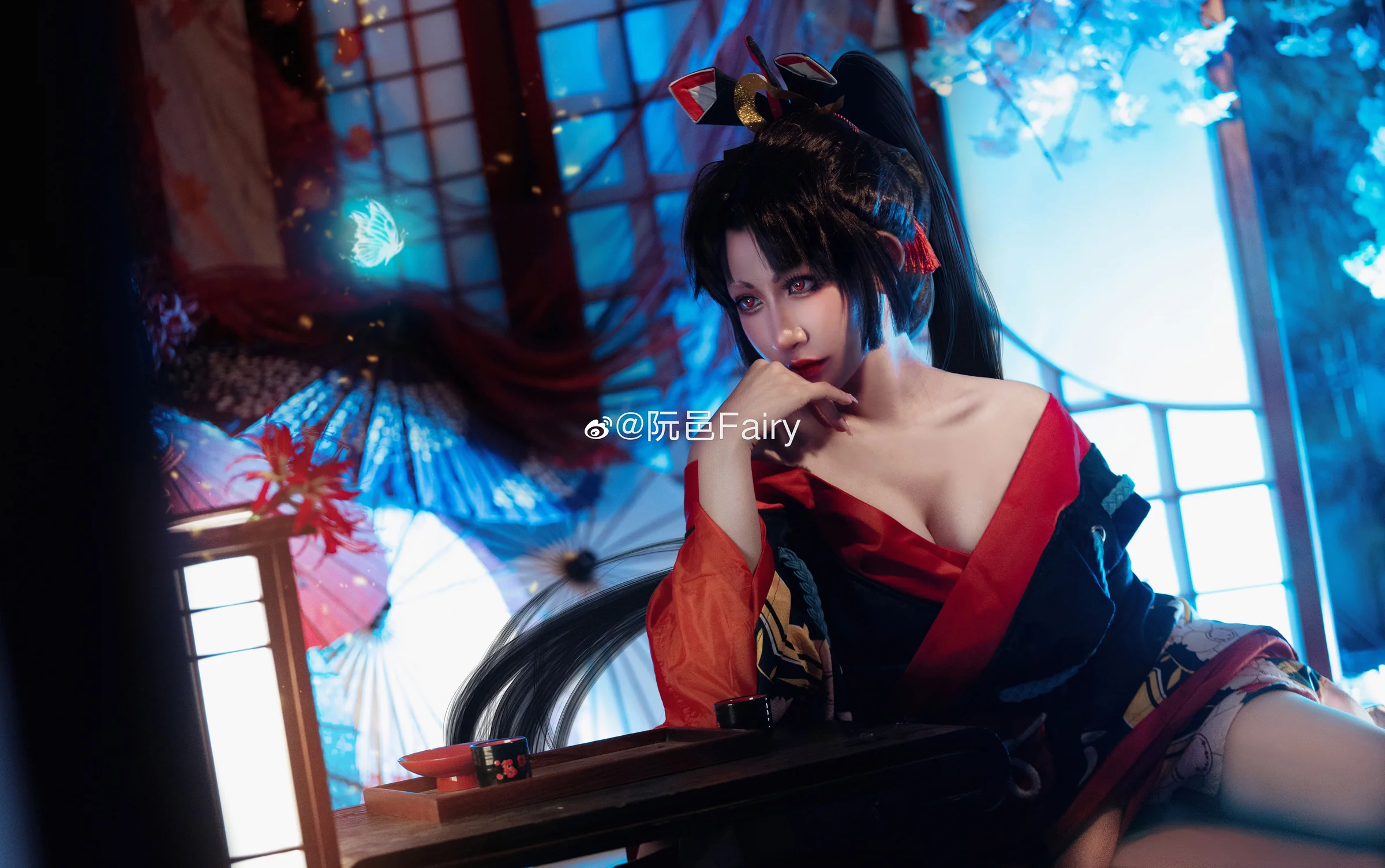 《永劫无间》妖刀姬 樱雨刀舞COS写真