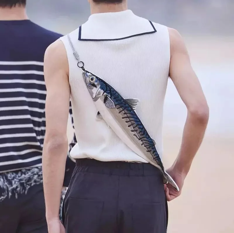 海洋系潮流小物《鯖魚肩背包》宛如剛釣魚回來整條街就屬你最趴｜高清图片集