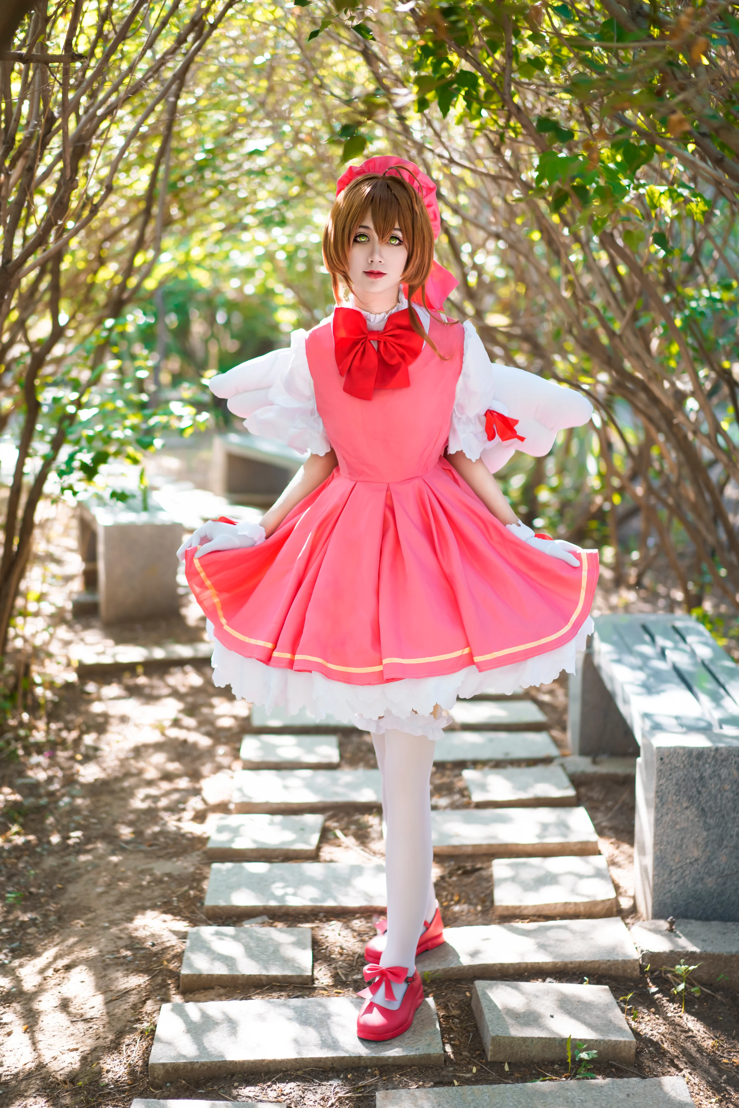 木之本樱红白战斗服｜高清图片集