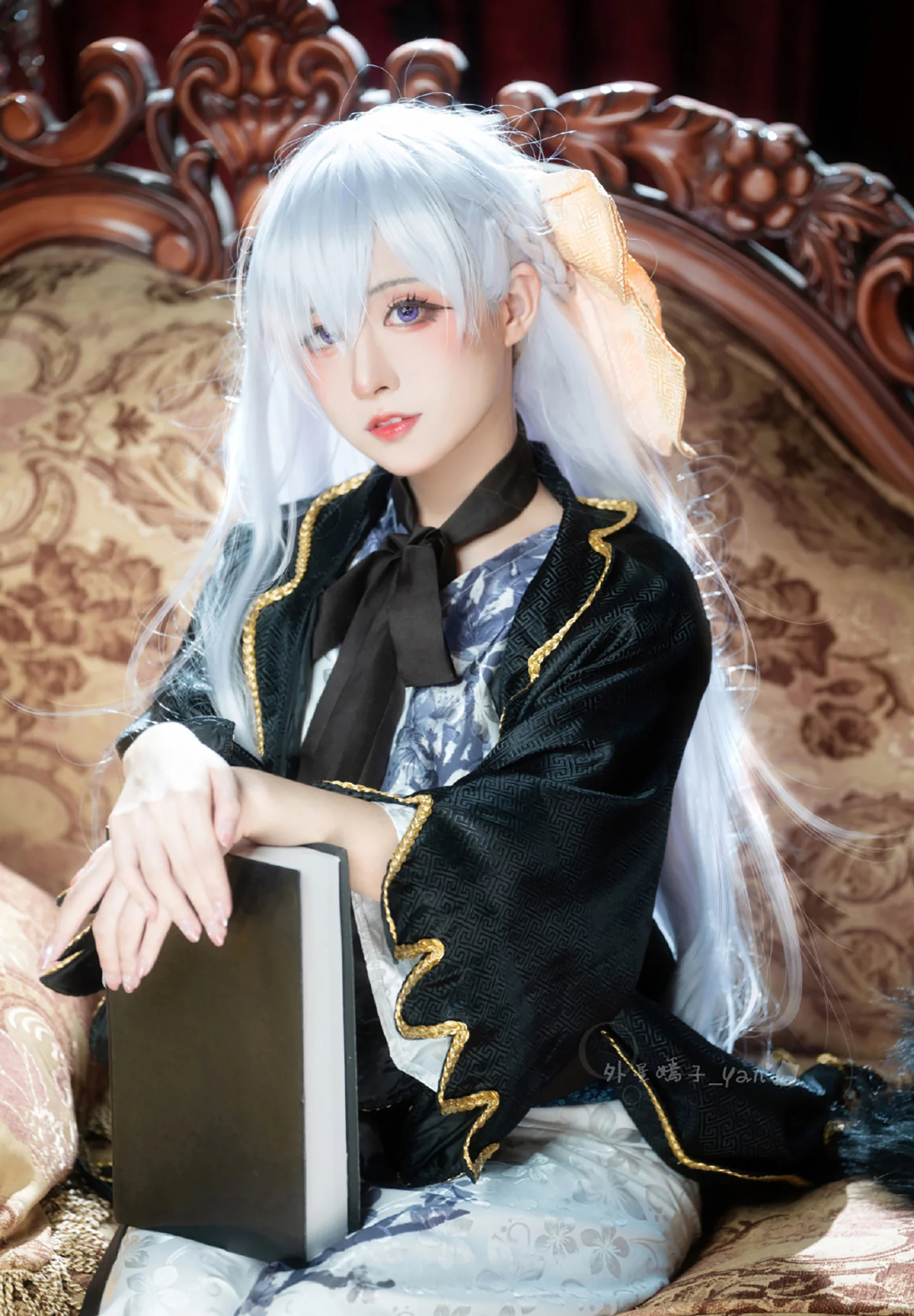 《碧蓝航线》贝尔法斯特 倾城之华扇COS写真