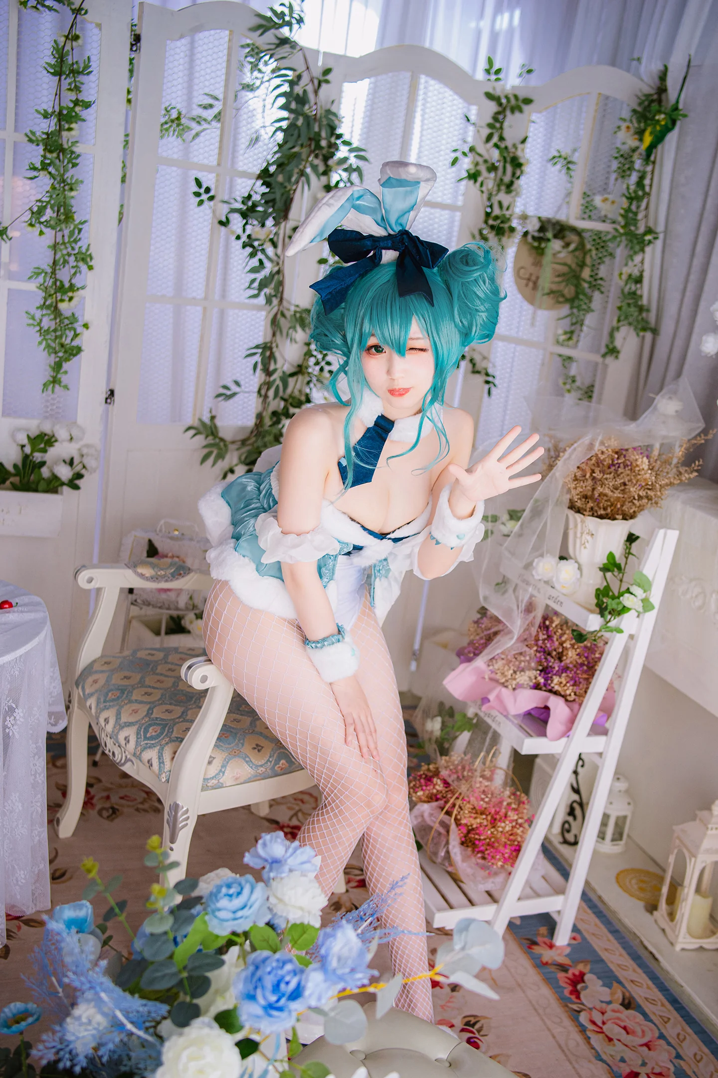 初音未来 兔女郎COS写真