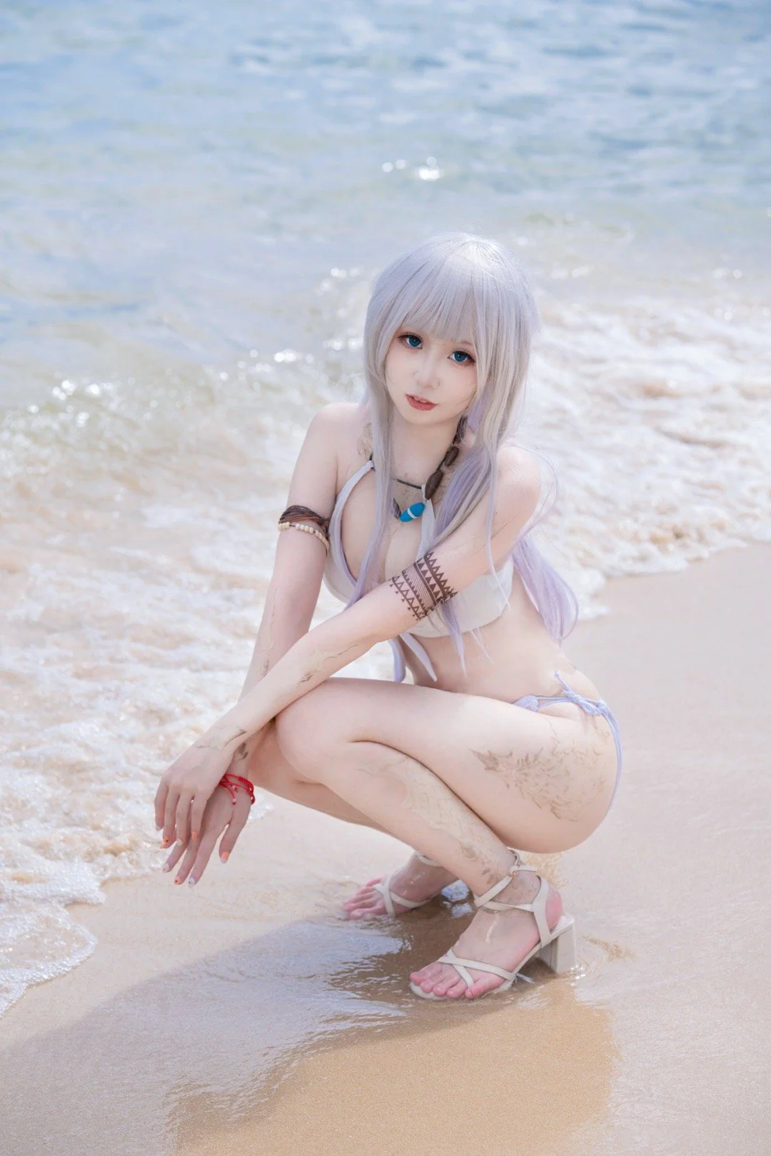 《最终幻想14 》龙娘COS写真
