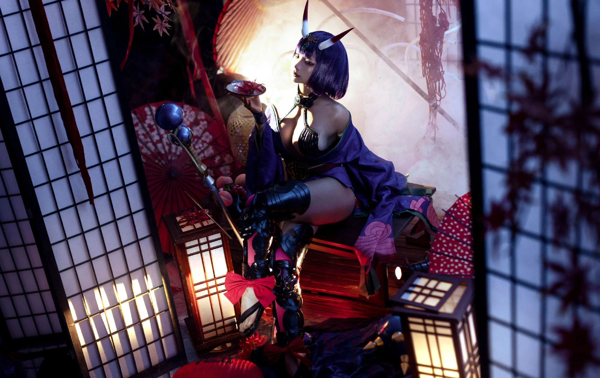 《Fate/Grand Order》酒吞童子COS写真