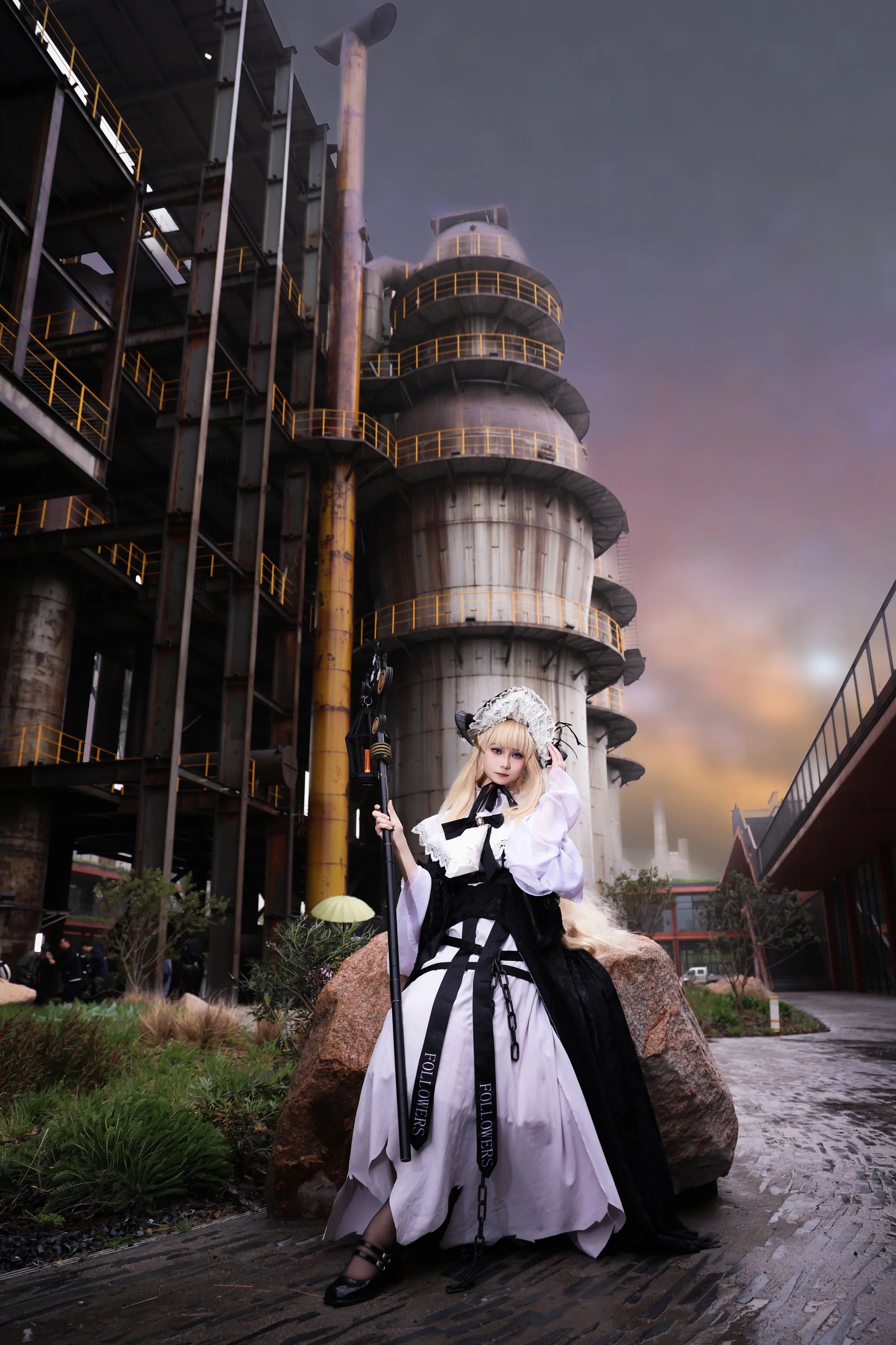 《明日方舟》夜莺COS写真