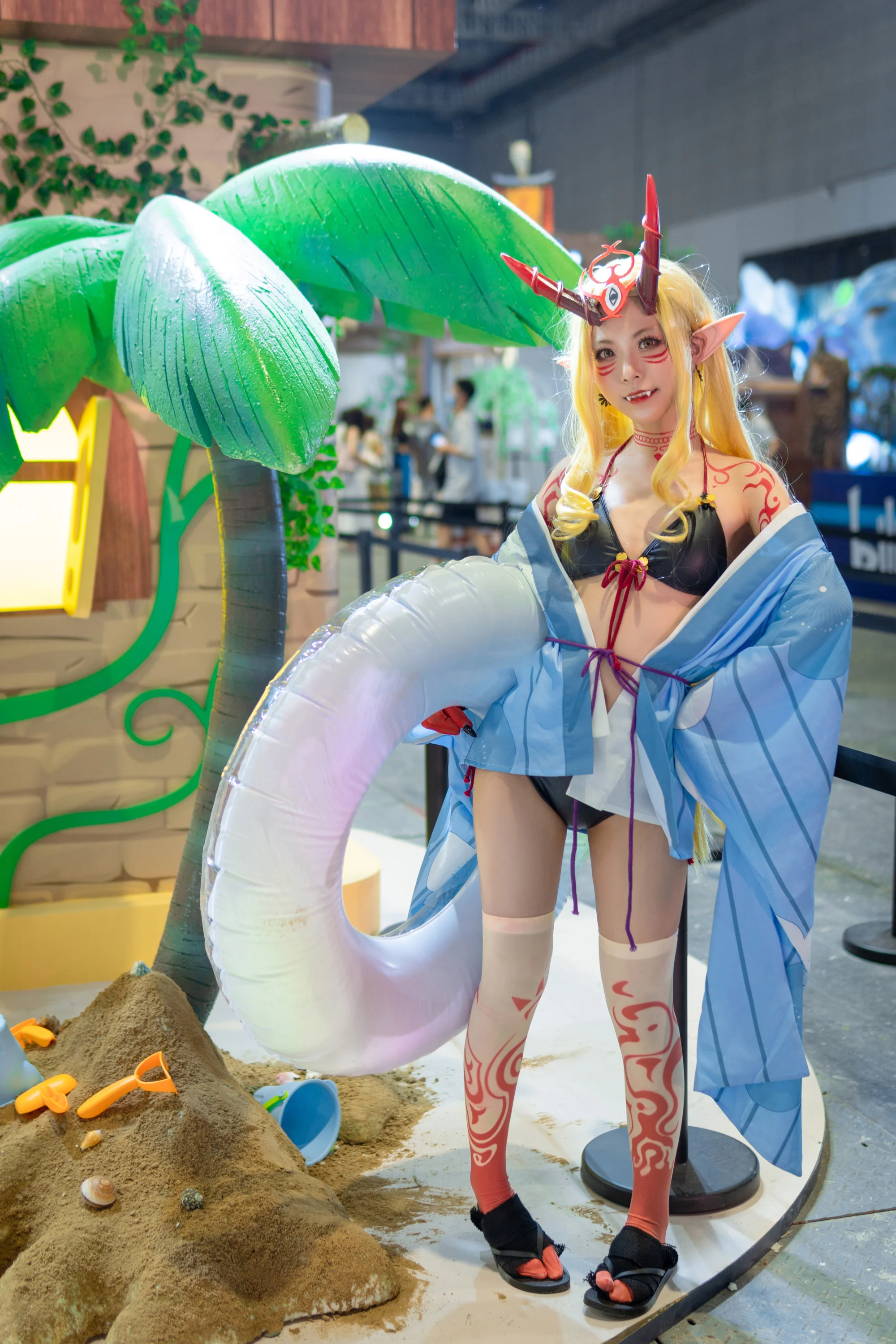《FGO》茨木童子 水着 COS写真