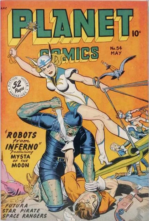 美国老科幻漫画杂志《planet》封面｜高清图片集