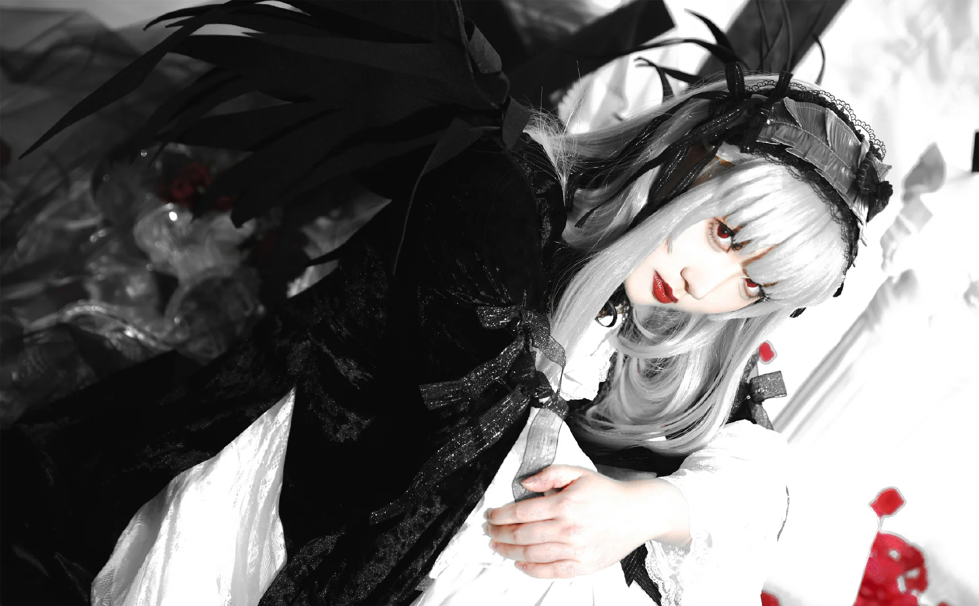 《蔷薇少女》水银灯COS写真