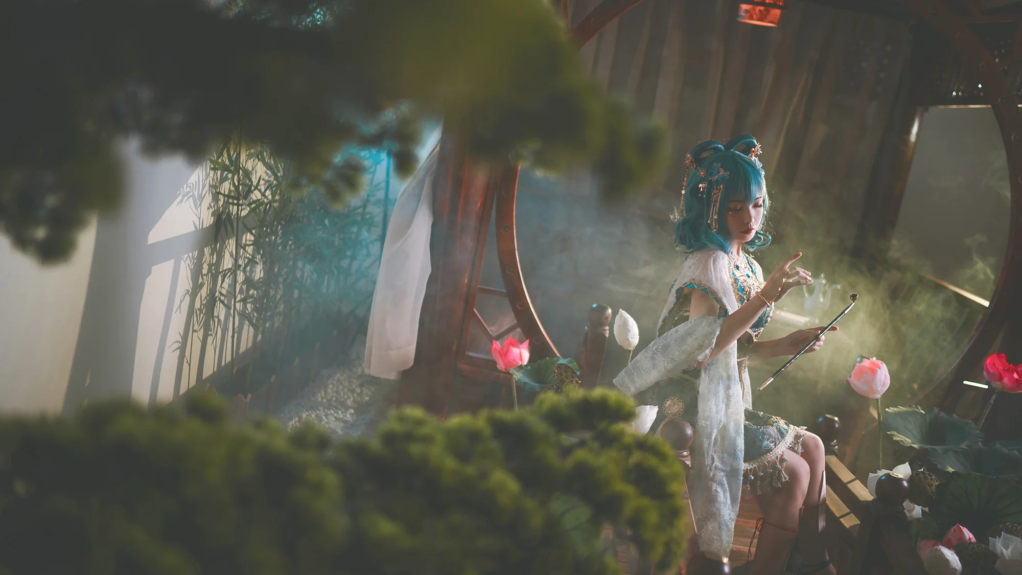 《东方project》霍青娥COS写真