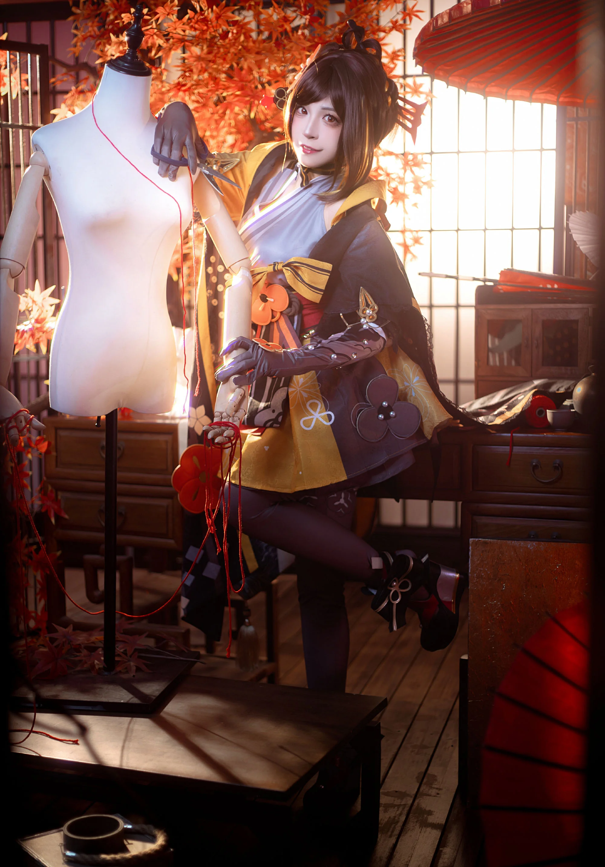 《原神》千织COS写真