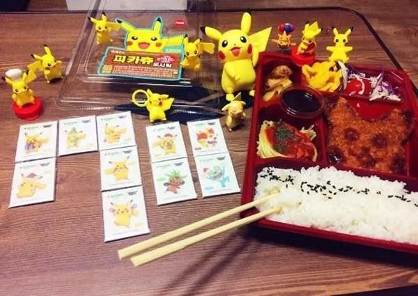 皮卡丘加猪排！韩国7-11皮卡丘便当热卖｜高清图片集