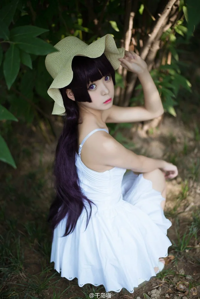 【COS写真】我的妹妹哪有这么可爱 五更琉璃白裙