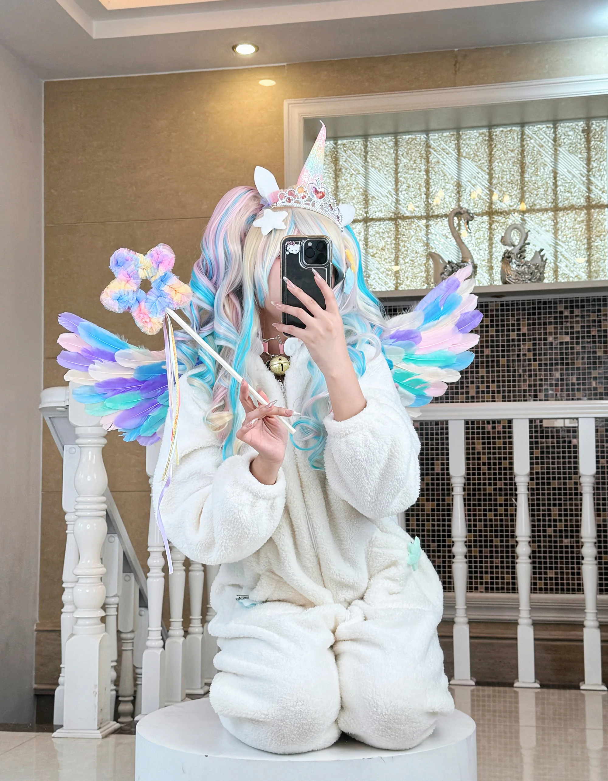 《蛋仔派对》独角兽·芬妮亚COS写真