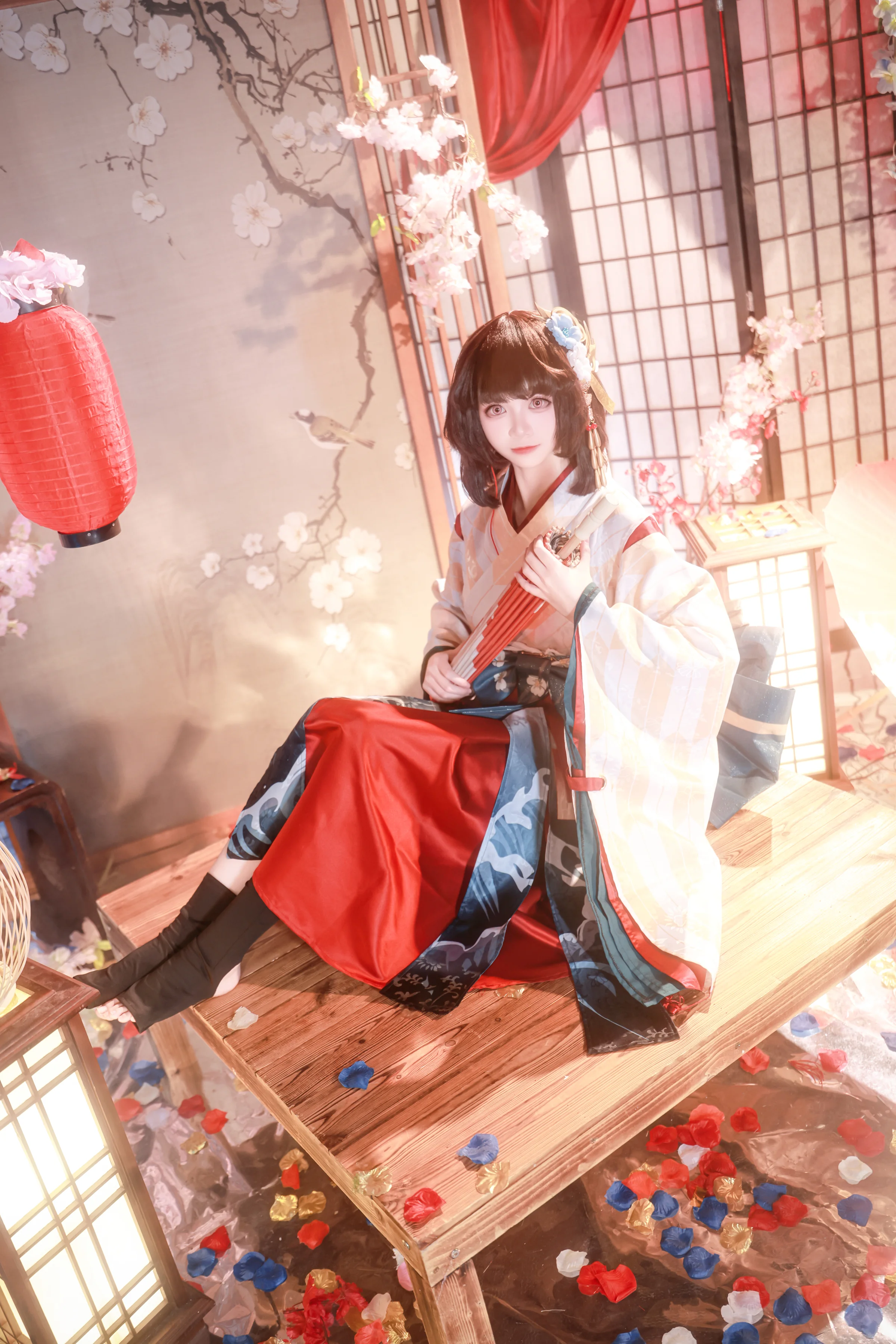 《阴阳师》神乐COS写真