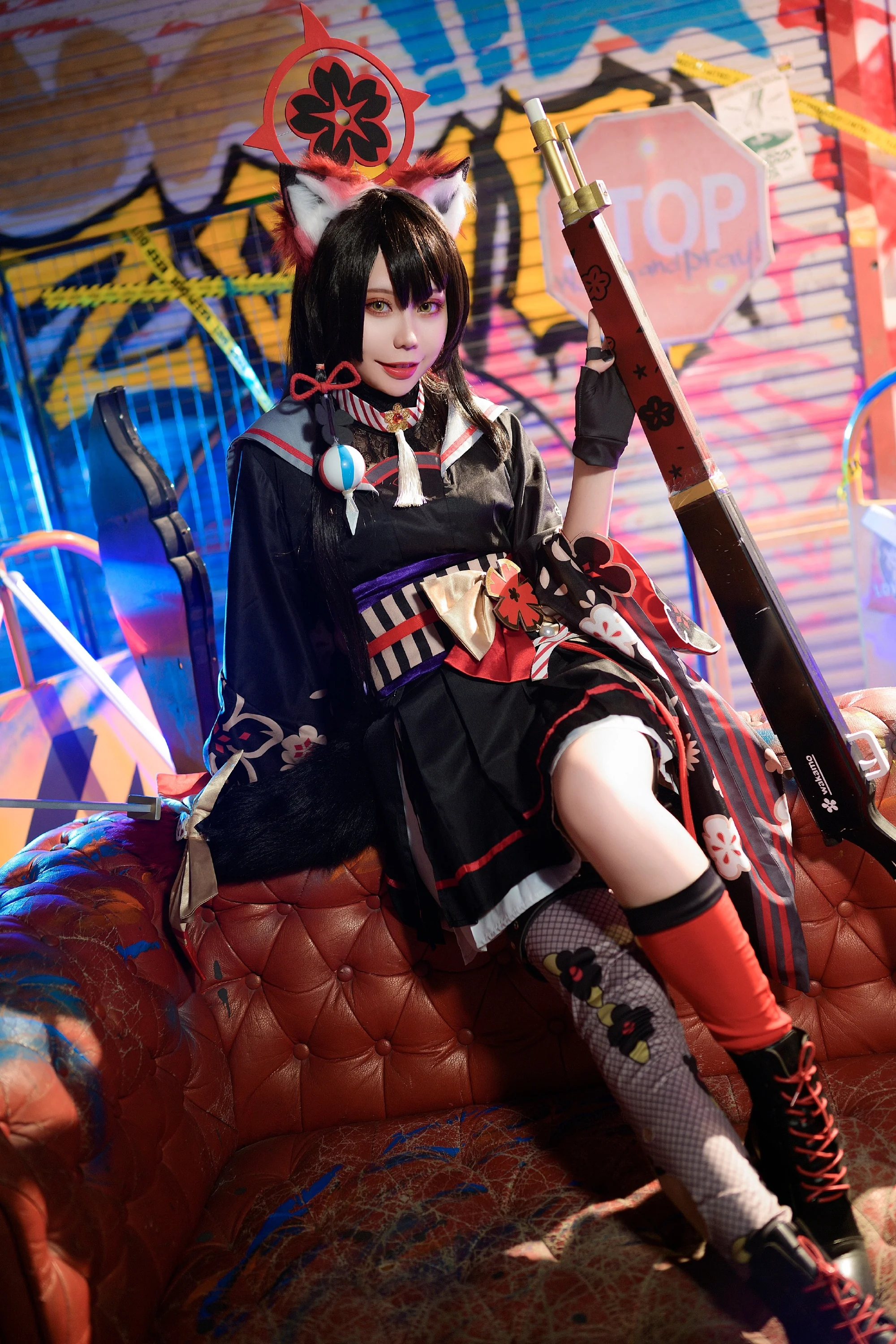 《蔚蓝档案》狐坂若藻COS写真