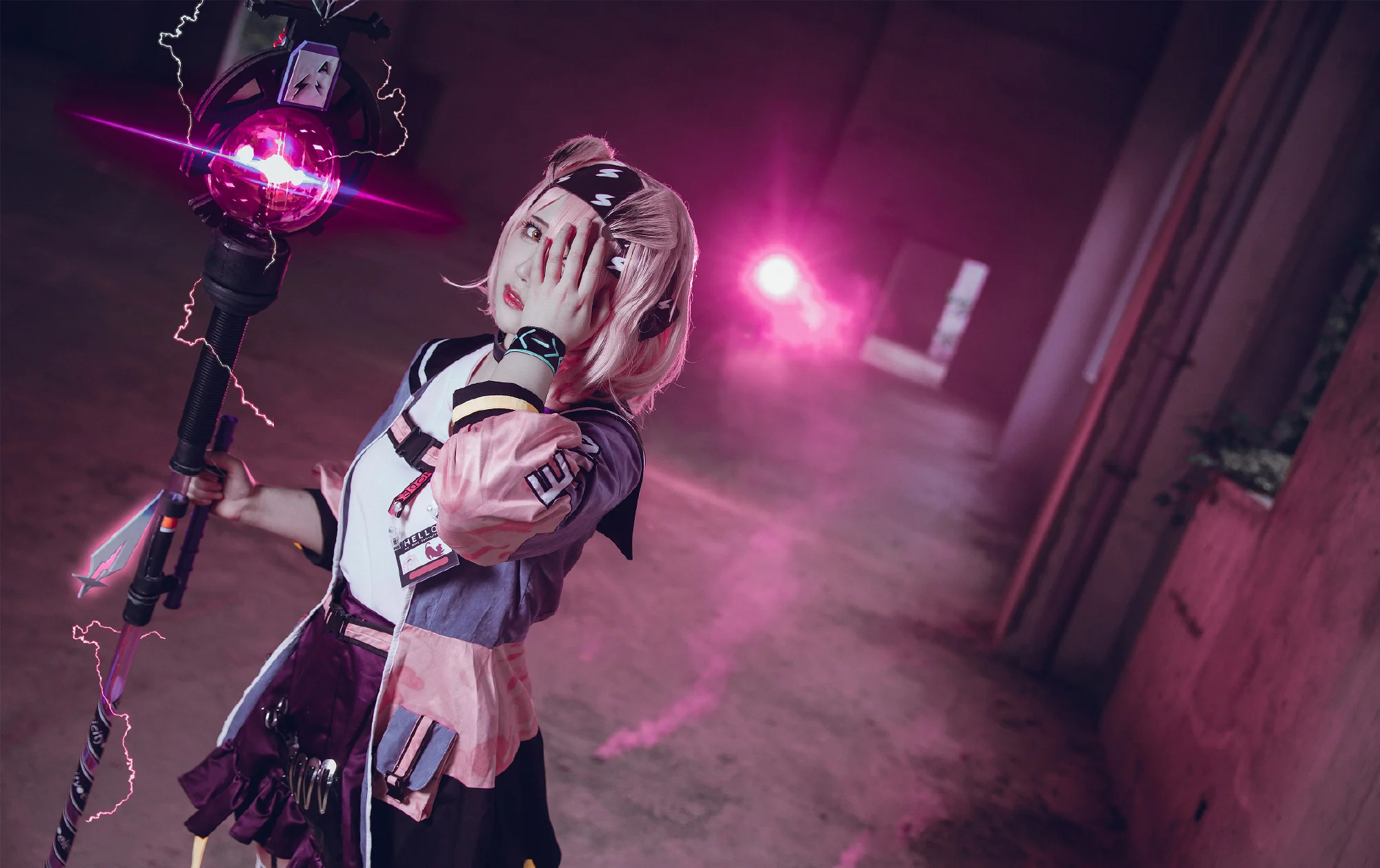 《明日方舟》澄闪COS写真