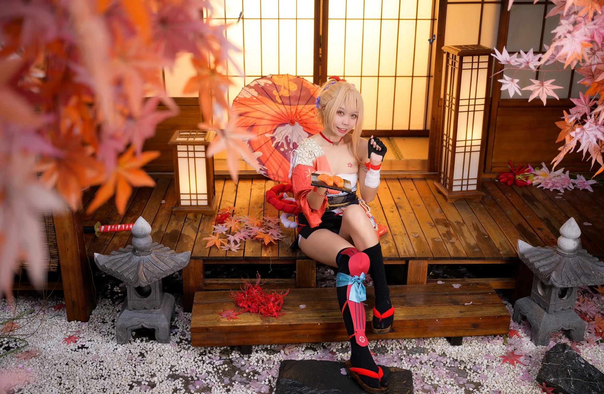 《原神》长野原宵宫COS写真