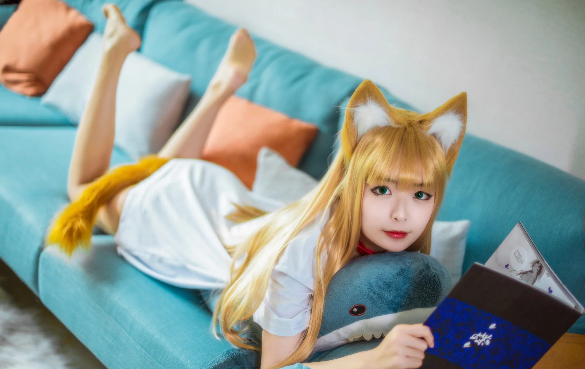 黄豆粉猫娘COS写真