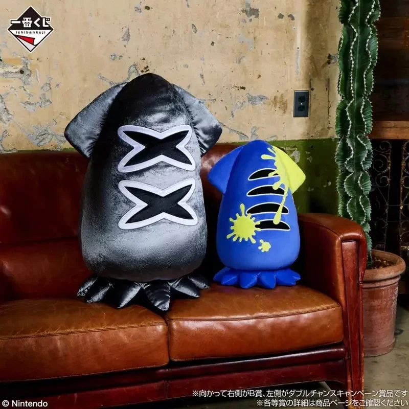 一番賞《斯普拉遁3》第三彈將於8月22號推出 超大50公分的「魷魚絨毛玩偶」，以及「斯普拉射擊槍造型燈」模樣都好好玩｜高清图片集