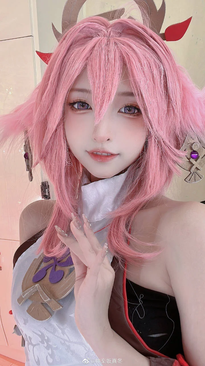 原神八重神子COS写真