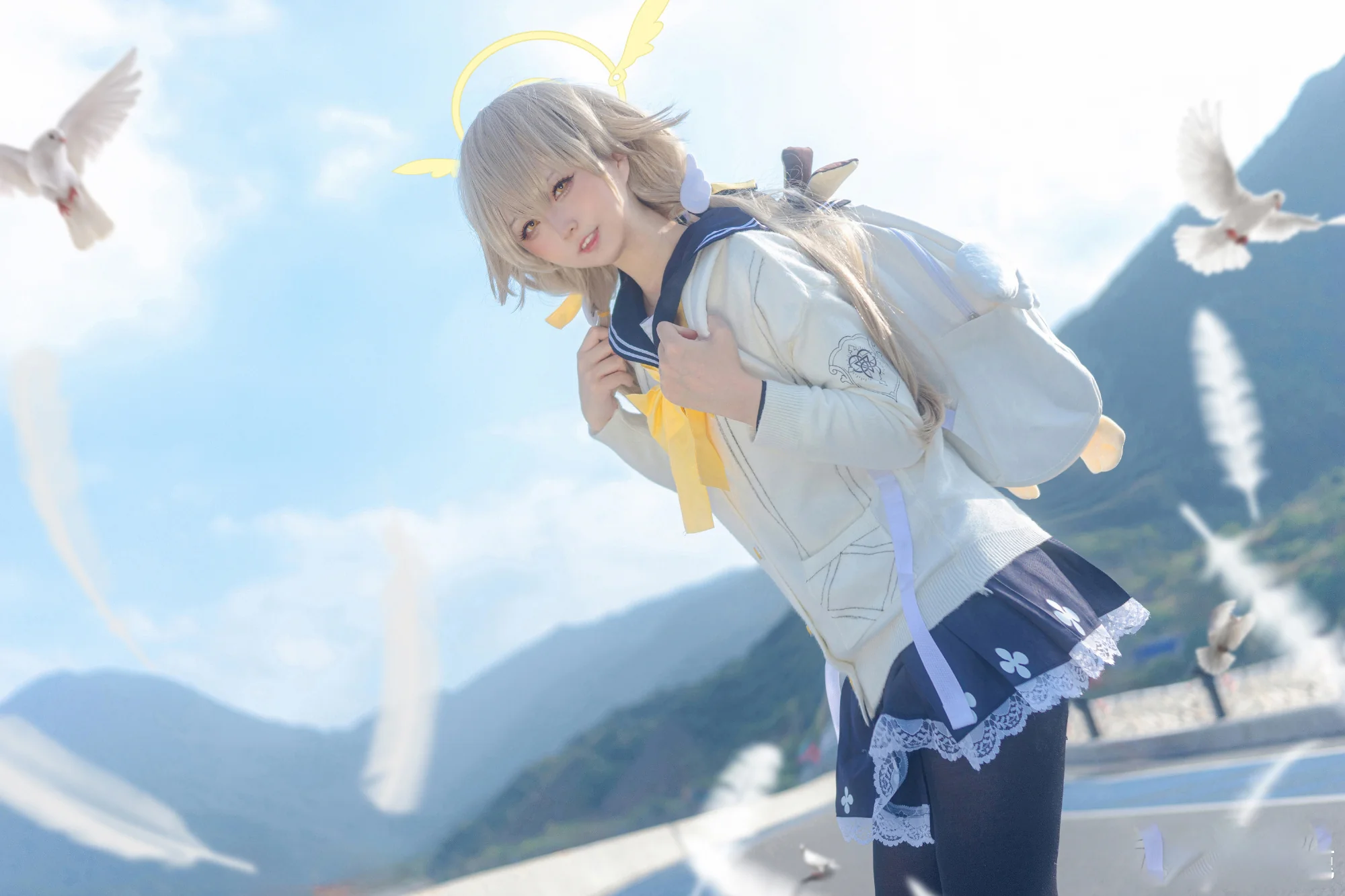 《蔚蓝档案》阿慈谷日富美COS写真