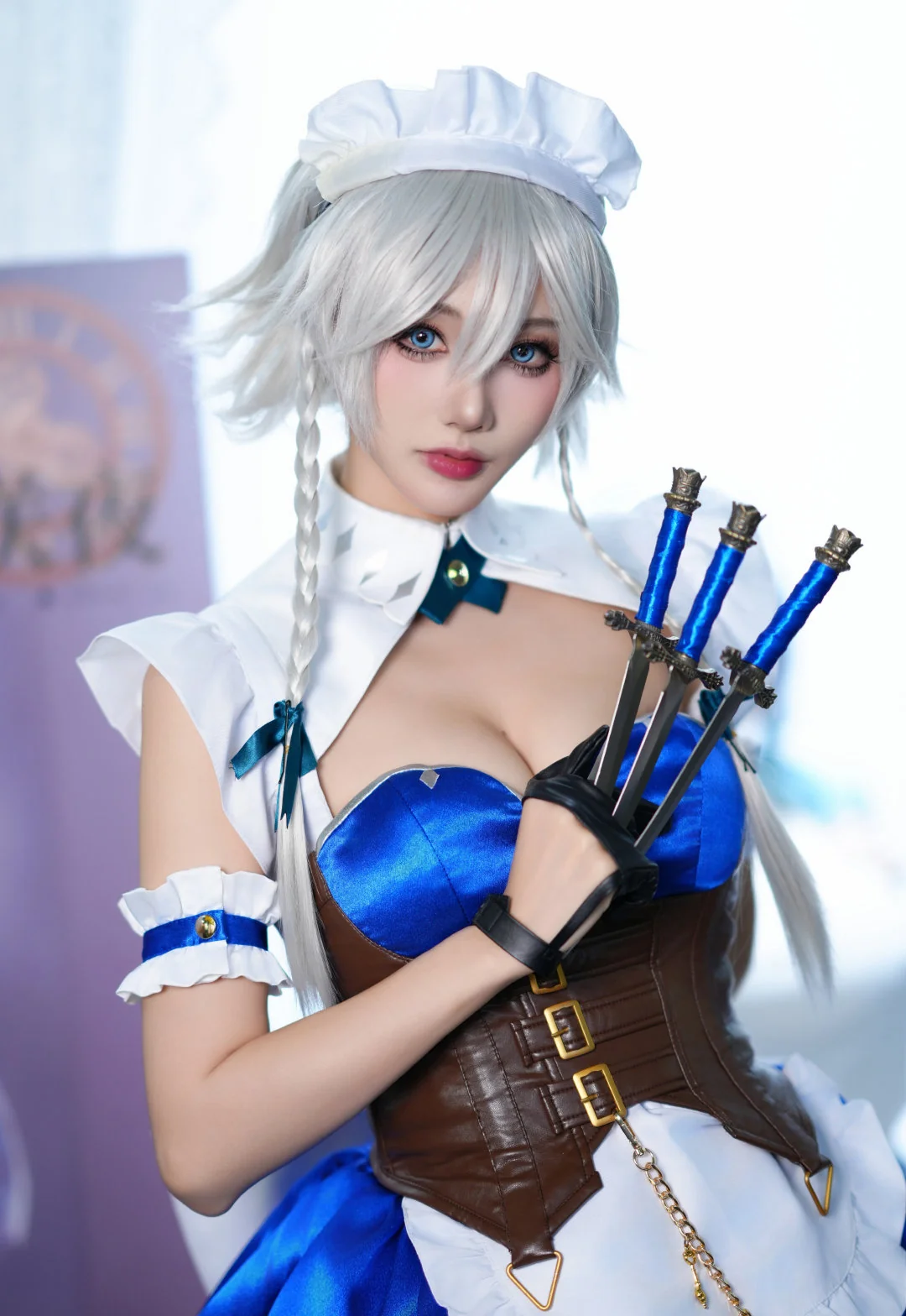 《东方Project》十六夜咲夜 潇洒的女仆长COS写真