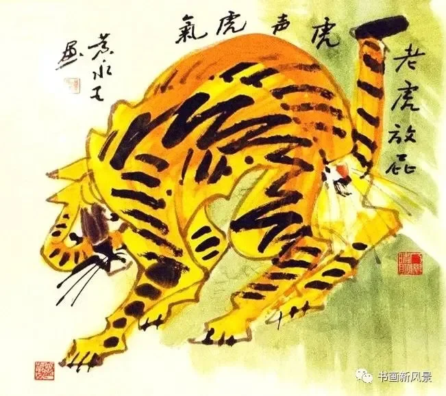 人称画坛“鬼才”的画家黄永玉，虎年生肖画｜高清图片集