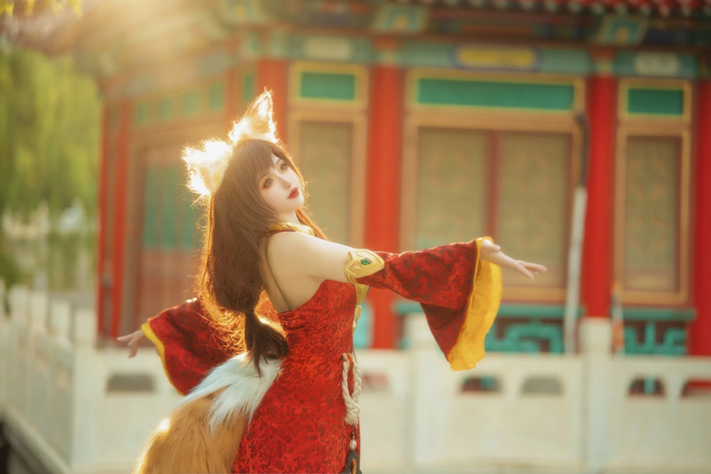 王者荣耀 少女阿狸 妲己皮肤COS写真