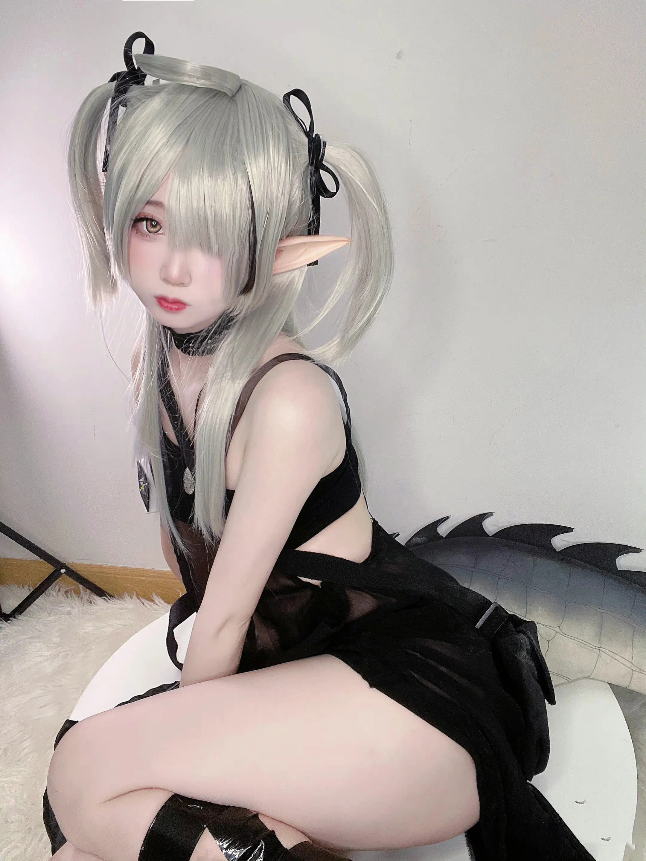 《明日方舟》特米米夏活泳装COS写真