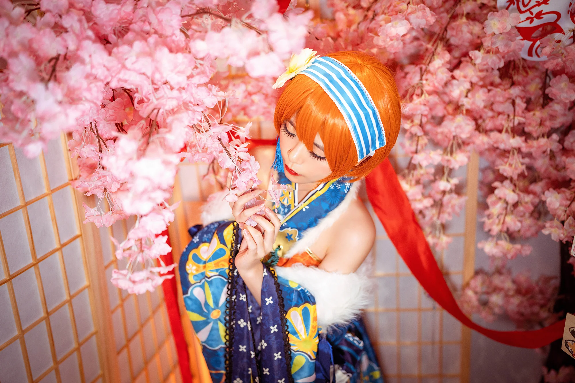 《LoveLive!》 ​星空凛正月和服觉醒 COS写真