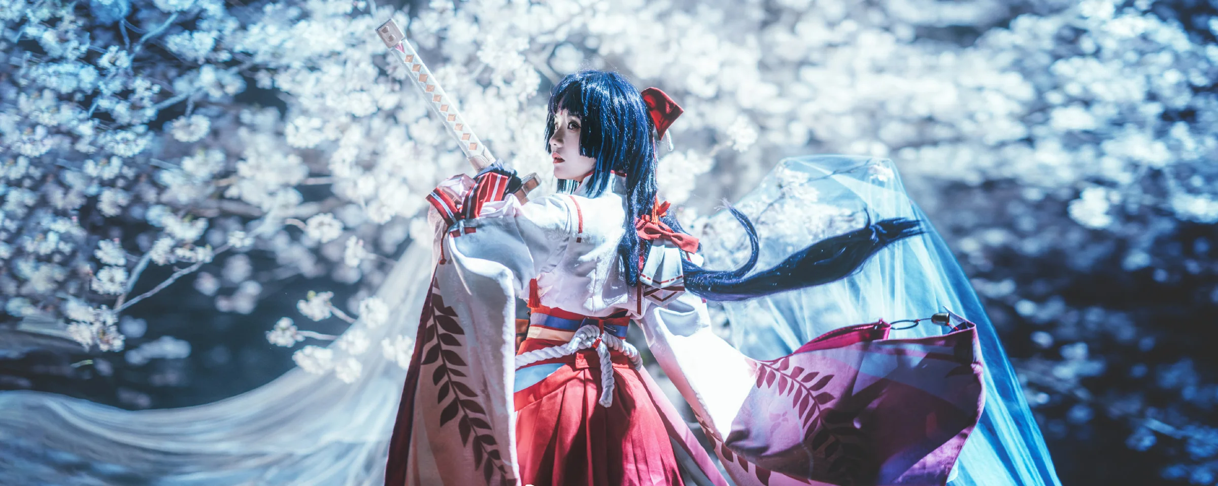 《阴阳师》妖刀姬御神之刃COS写真