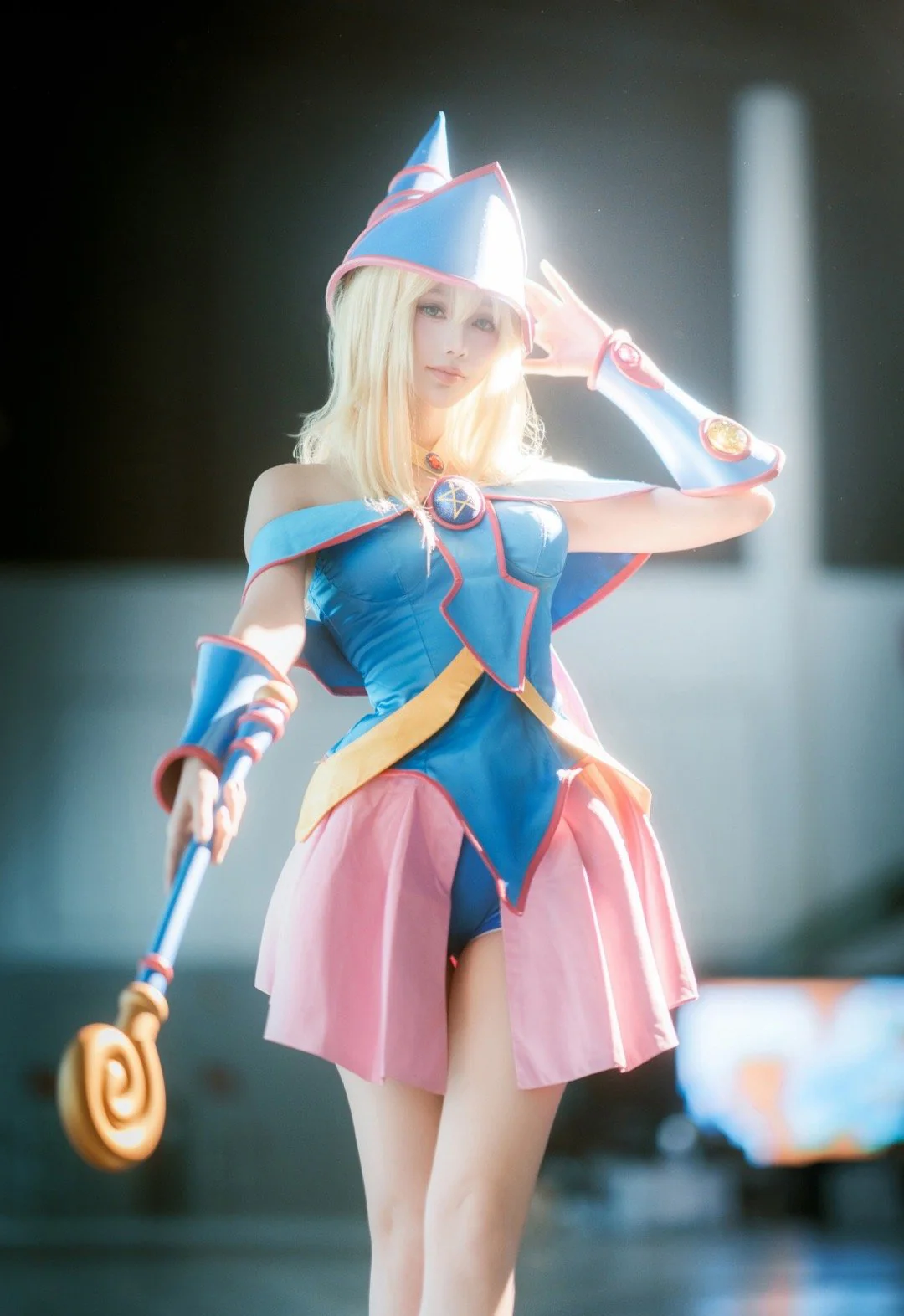 《游戏王》黑魔导女孩COS写真