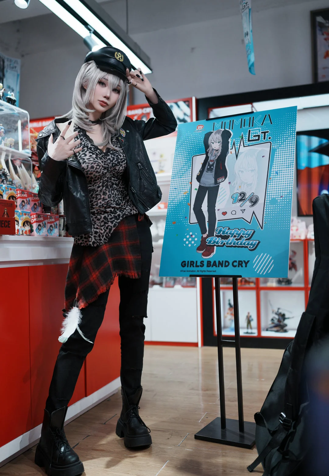 《少女乐队的呐喊》河原木桃香COS写真