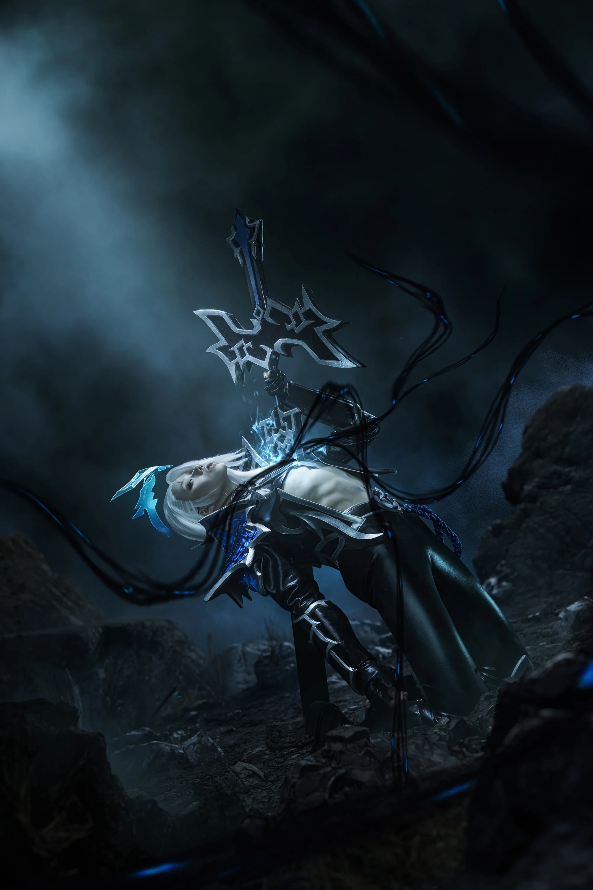 《英雄联盟》edg银龙骑士团COS写真