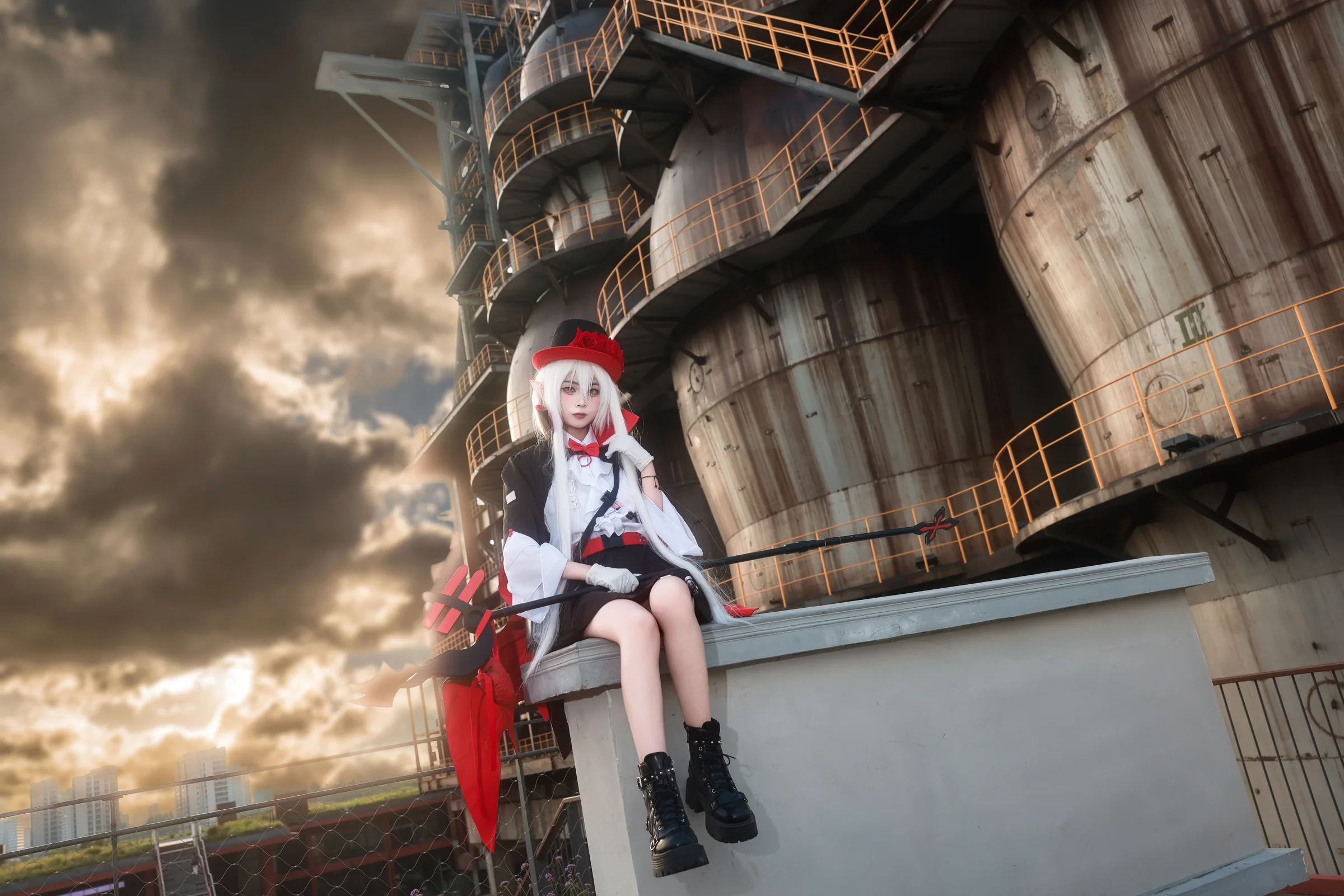 《明日方舟》华法琳盛宴COS写真