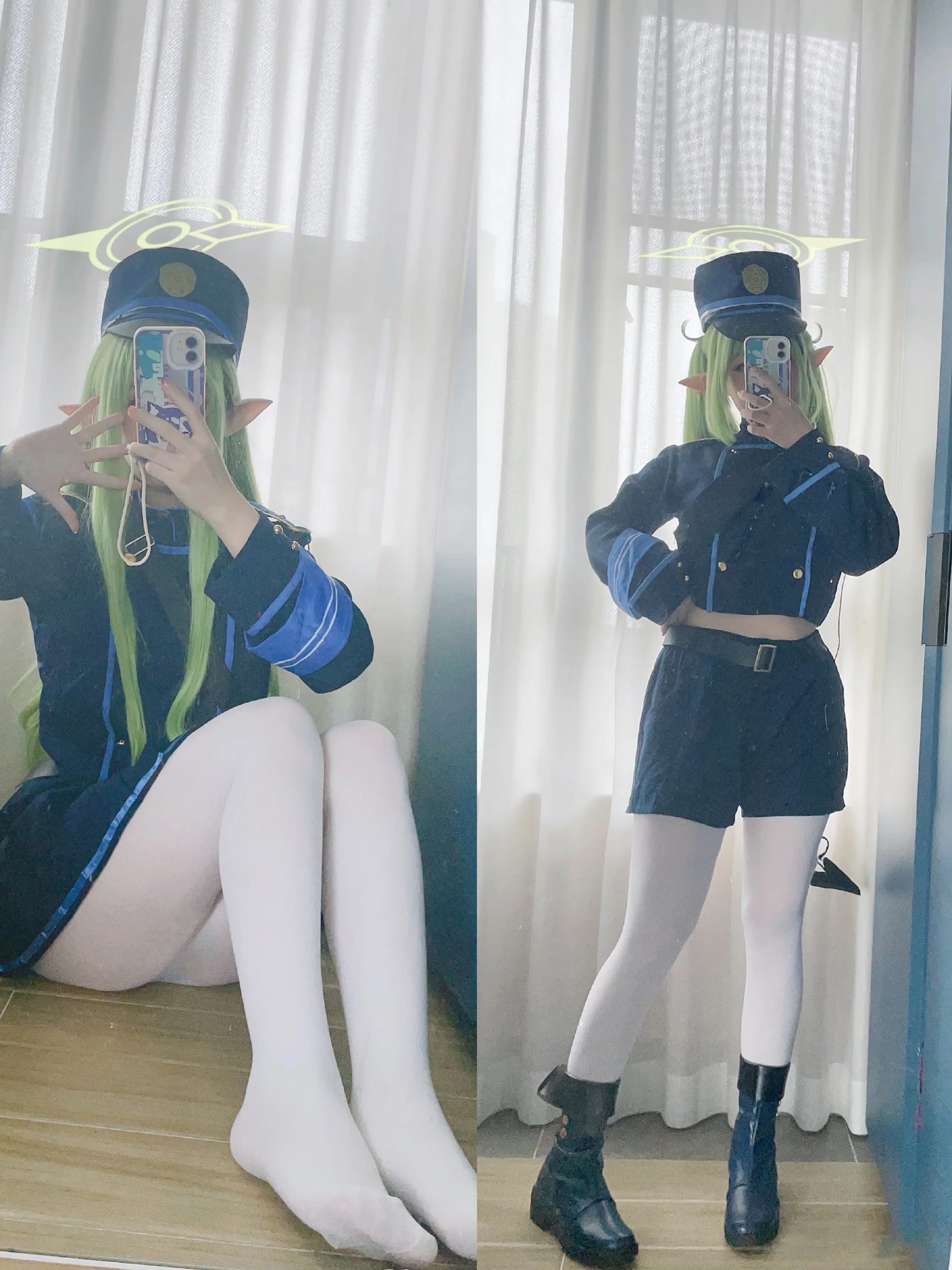 《蔚蓝档案》橘光&橘望COS写真