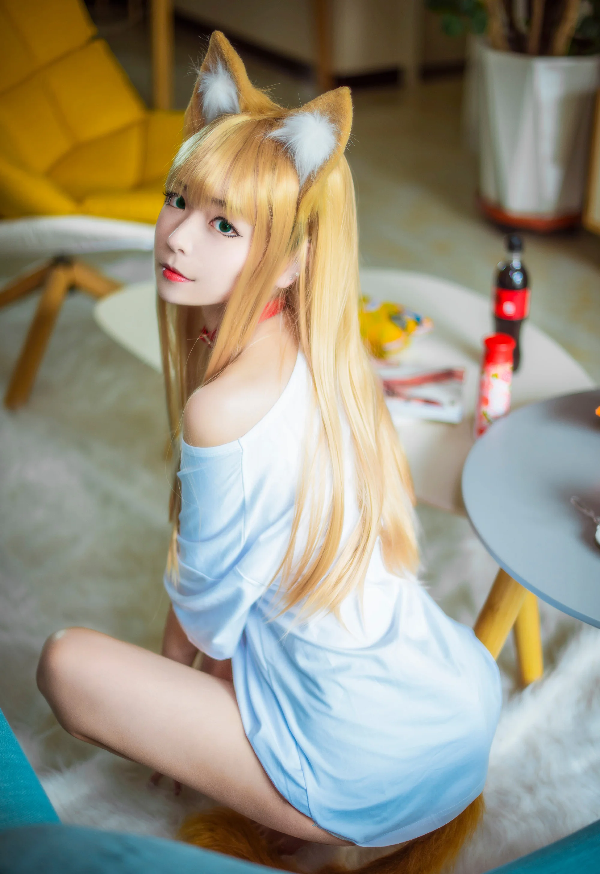 黄豆粉猫娘COS写真